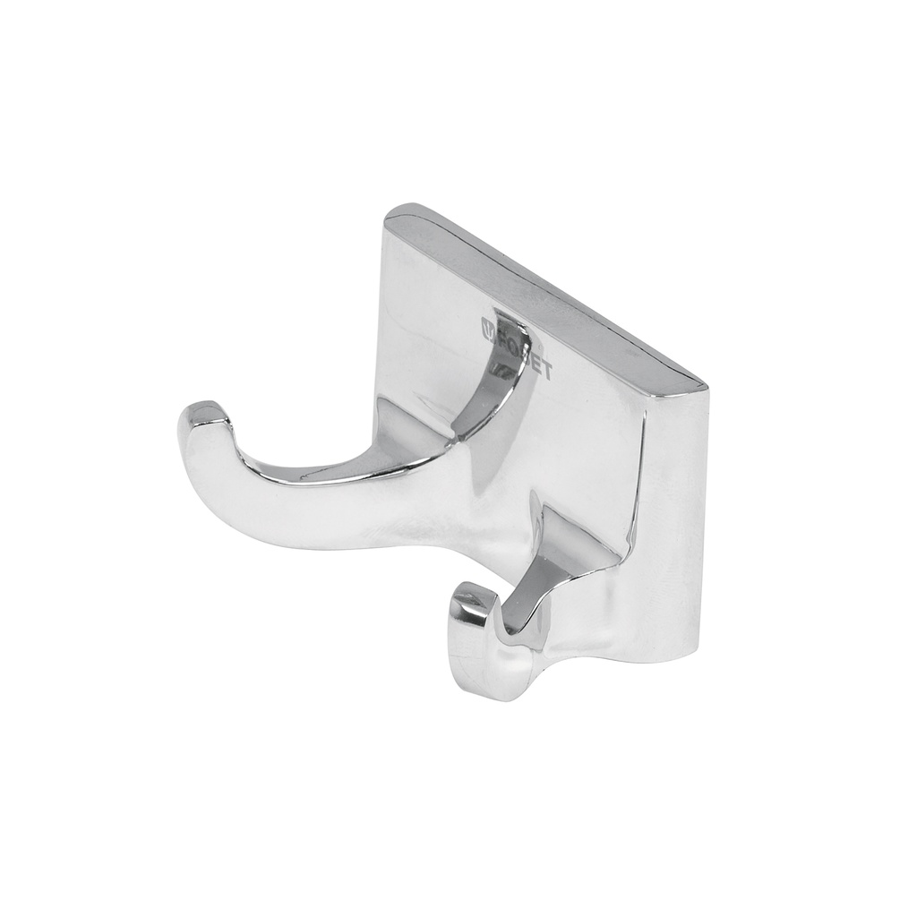 Gancho doble metálico para toallas, Foset Basic