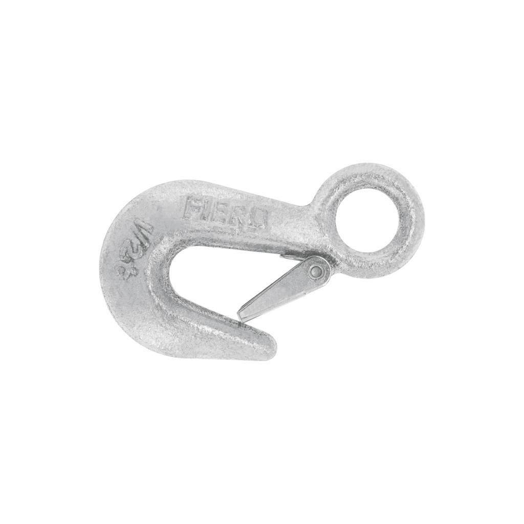 Gancho eslinga de acero forjado 3/4', carga 500 kg, Fiero - Pag 553