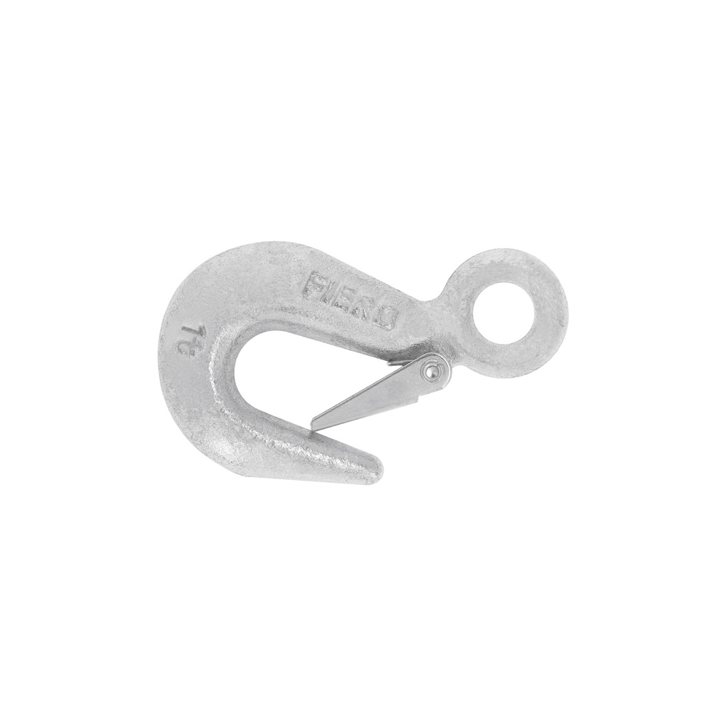 [T44076] Gancho eslinga de acero forjado 5/8', carga 1000 kg, Fiero