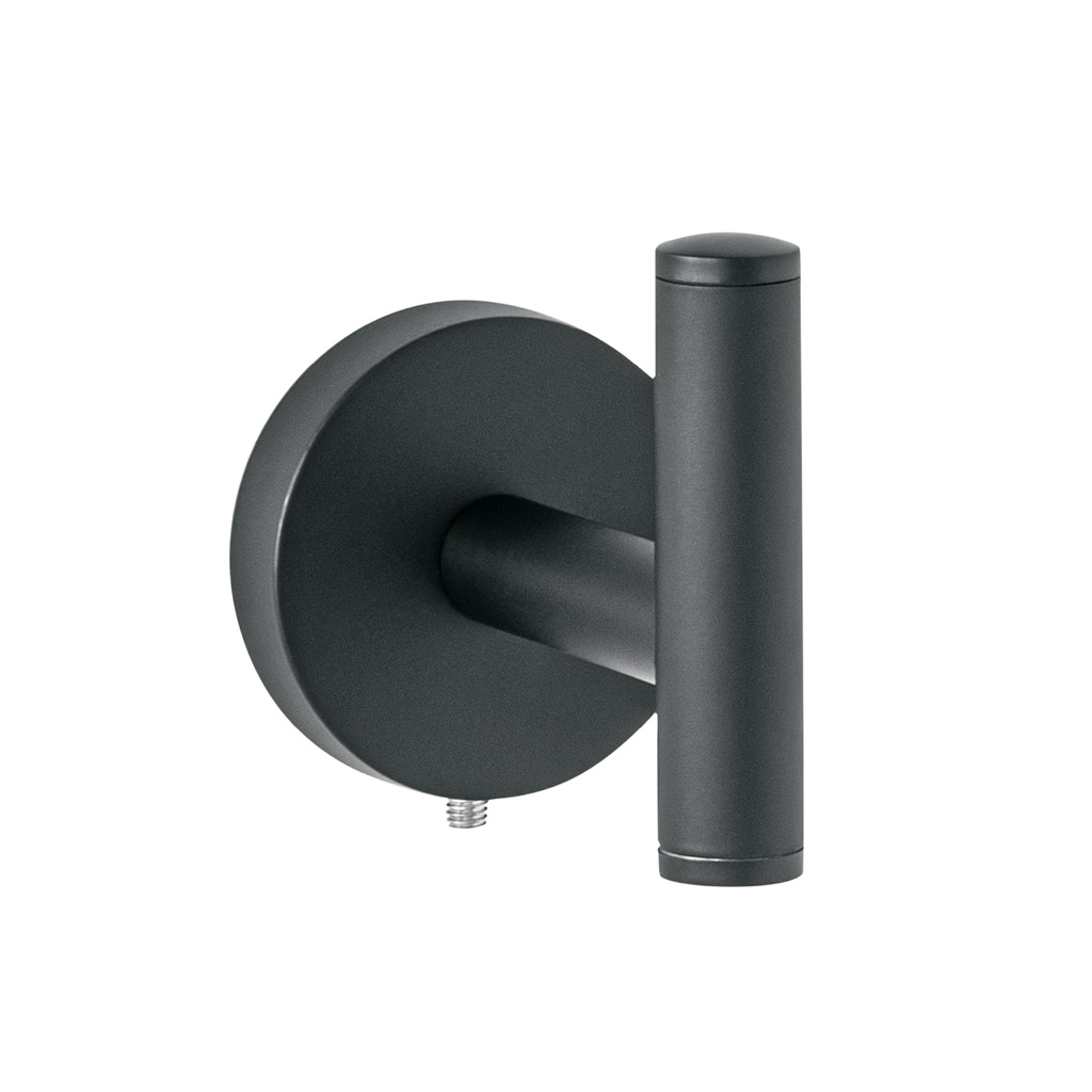 Gancho sencillo metálico acabado negro, Foset Túbig - Pag 483