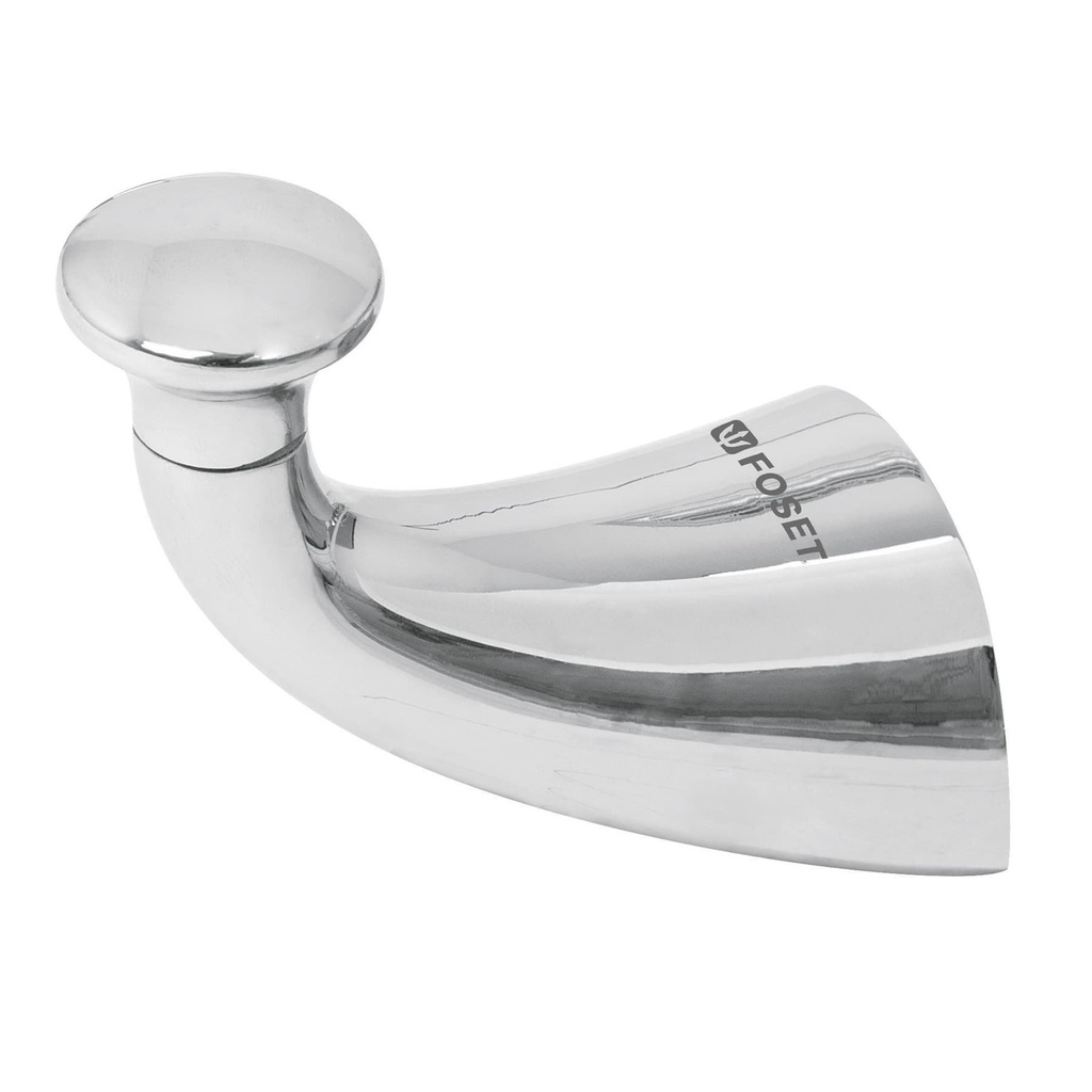 Gancho sencillo metálico para toalla, Foset Aero - Pag 485