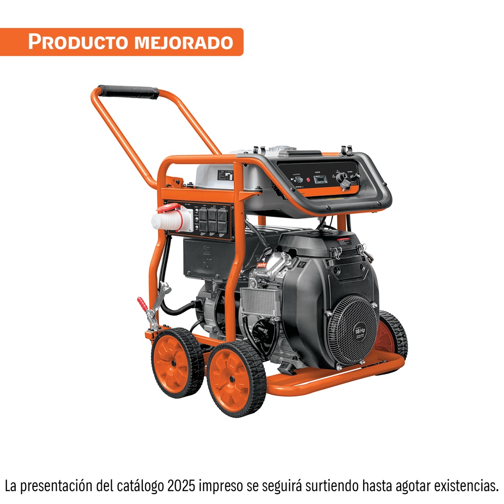 [T14359] Generador portátil 10 kW motor a gasolina, Truper