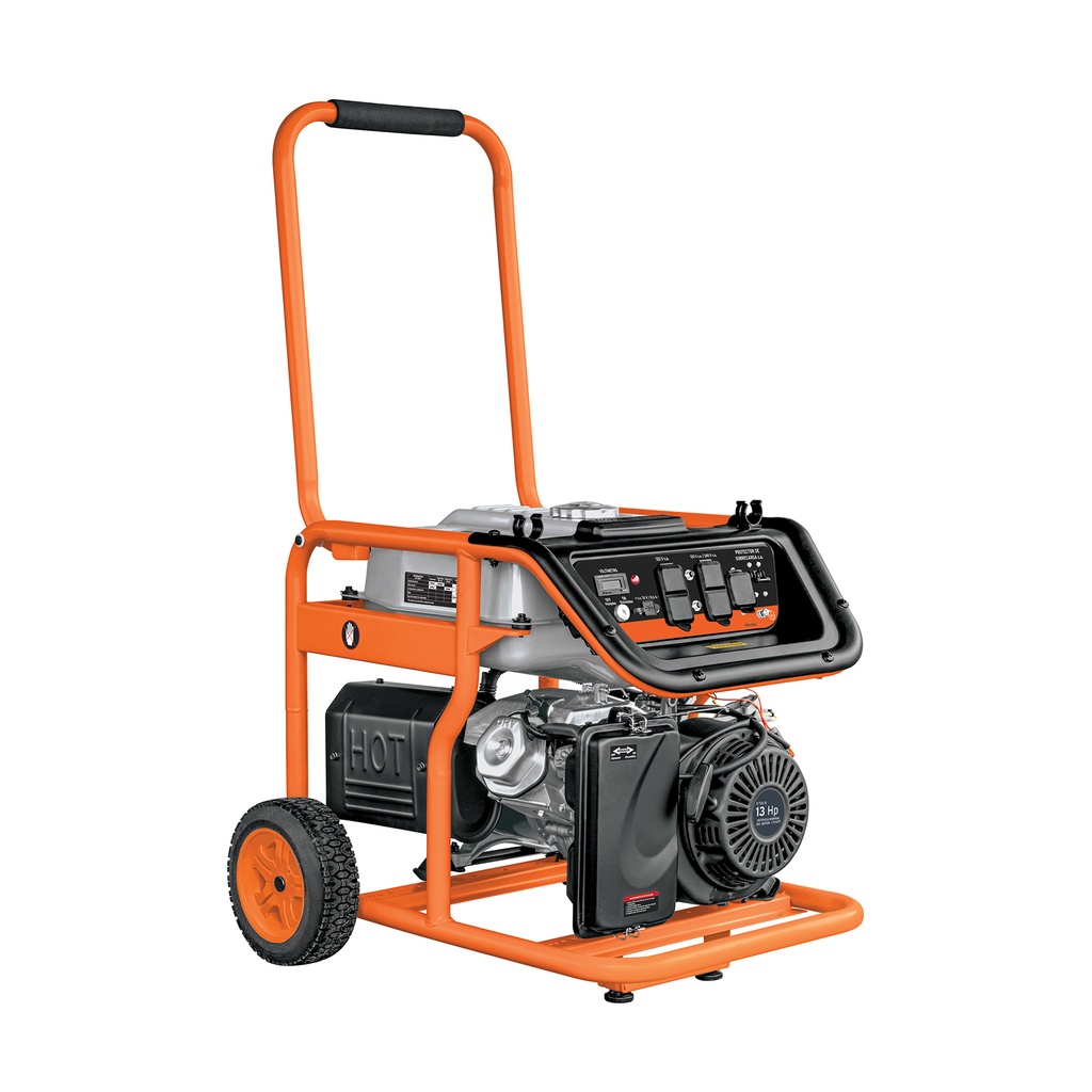[T15344] Generador portátil 5.5 kW motor a gasolina, Truper