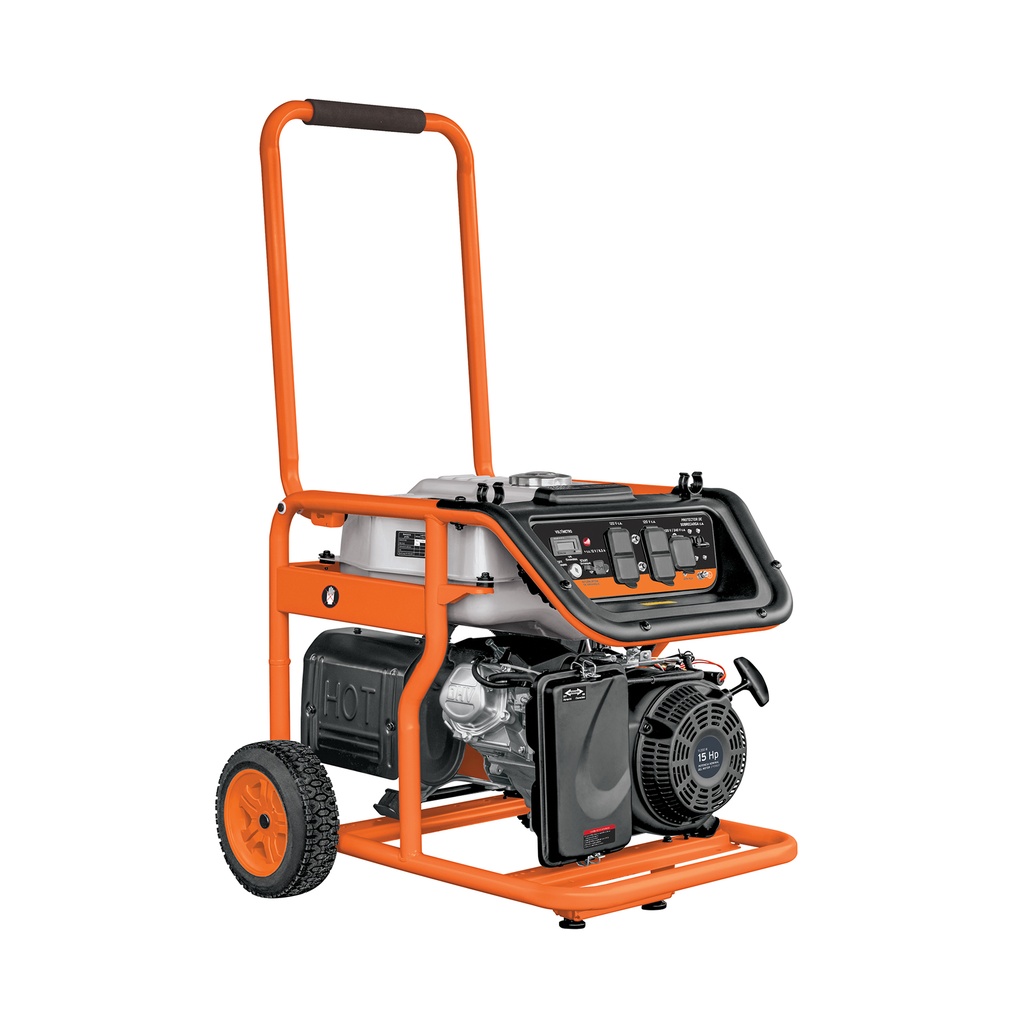 Generador portátil 8 kW motor a gasolina, Truper