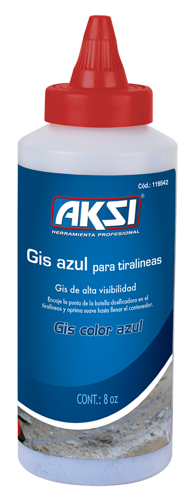 Gis azul para tiralineas alta visibilidad