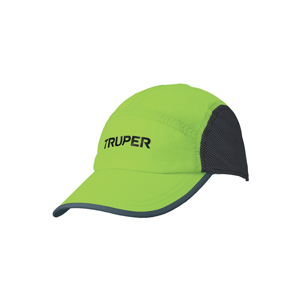 [T60439] Gorra Truper color verde, 100% poliéster respirable