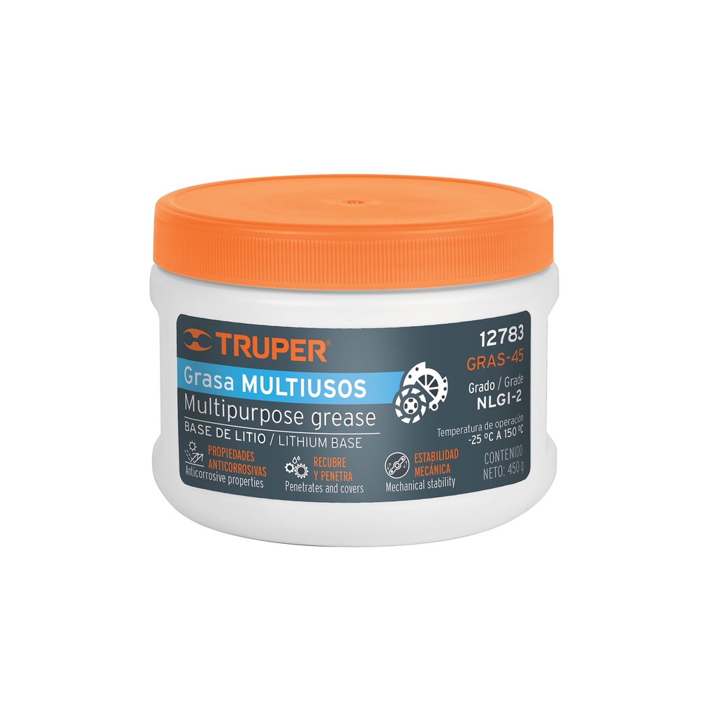 Grasa de jabón base litio para chasis, 450 g, Truper - Pag 19