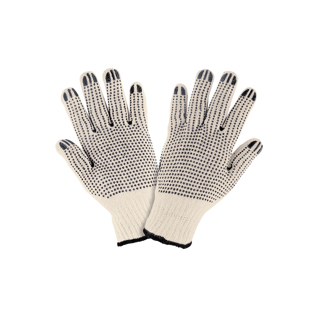 Guantes de algodón con puntos de PVC en palma y dorso,Pretul - Pag 348