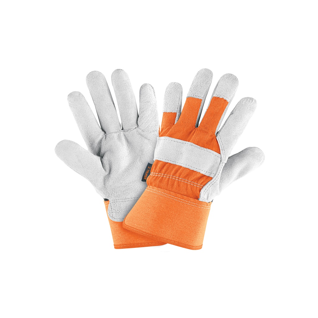 Guantes de carnaza y loneta, unitalla, Truper
