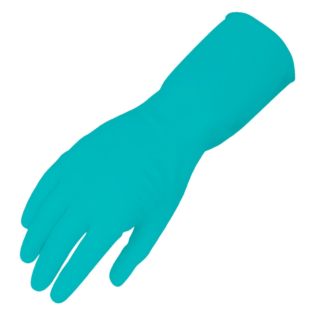 Guantes de latex para limpieza chicos - verde