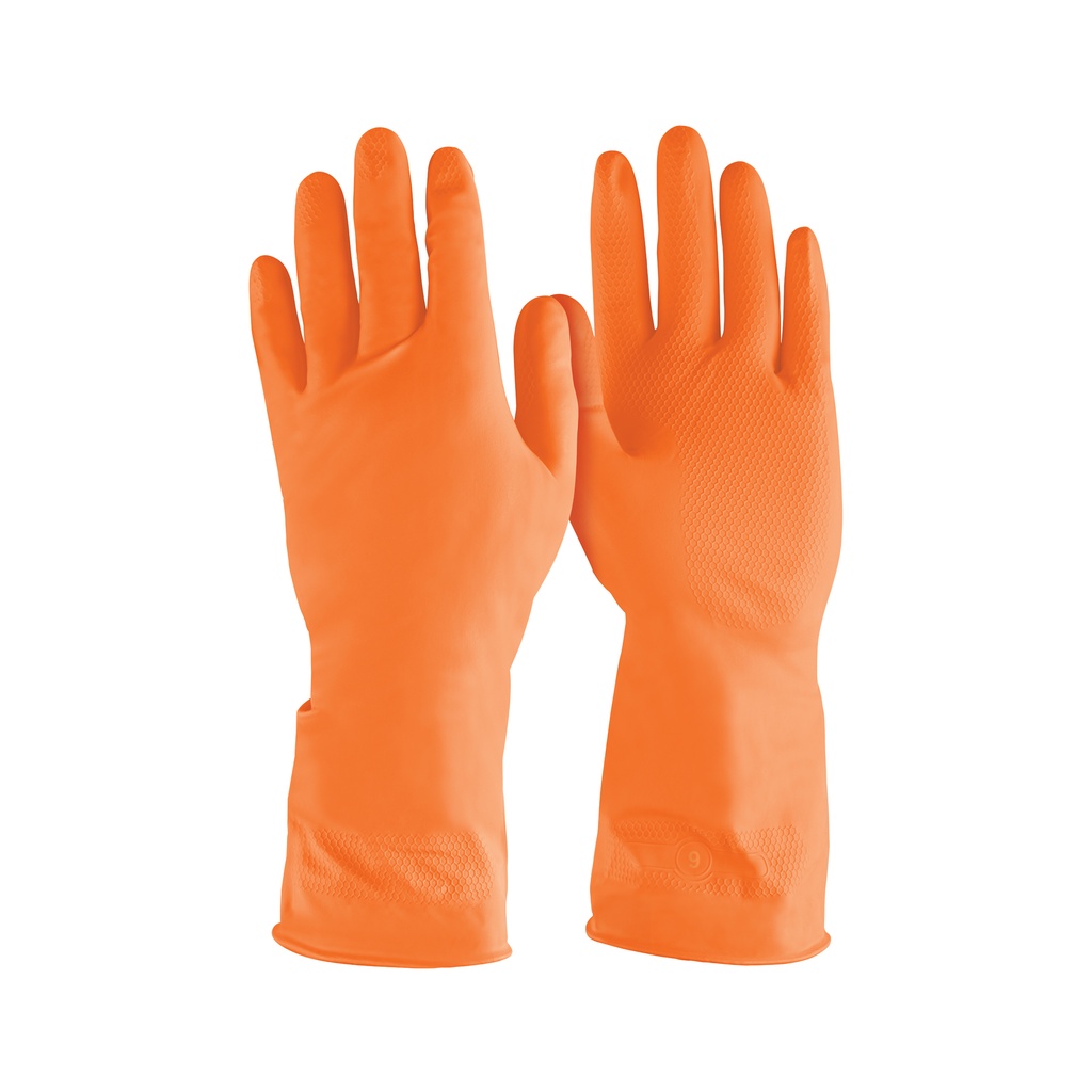Guantes de látex para limpieza, grandes, Truper