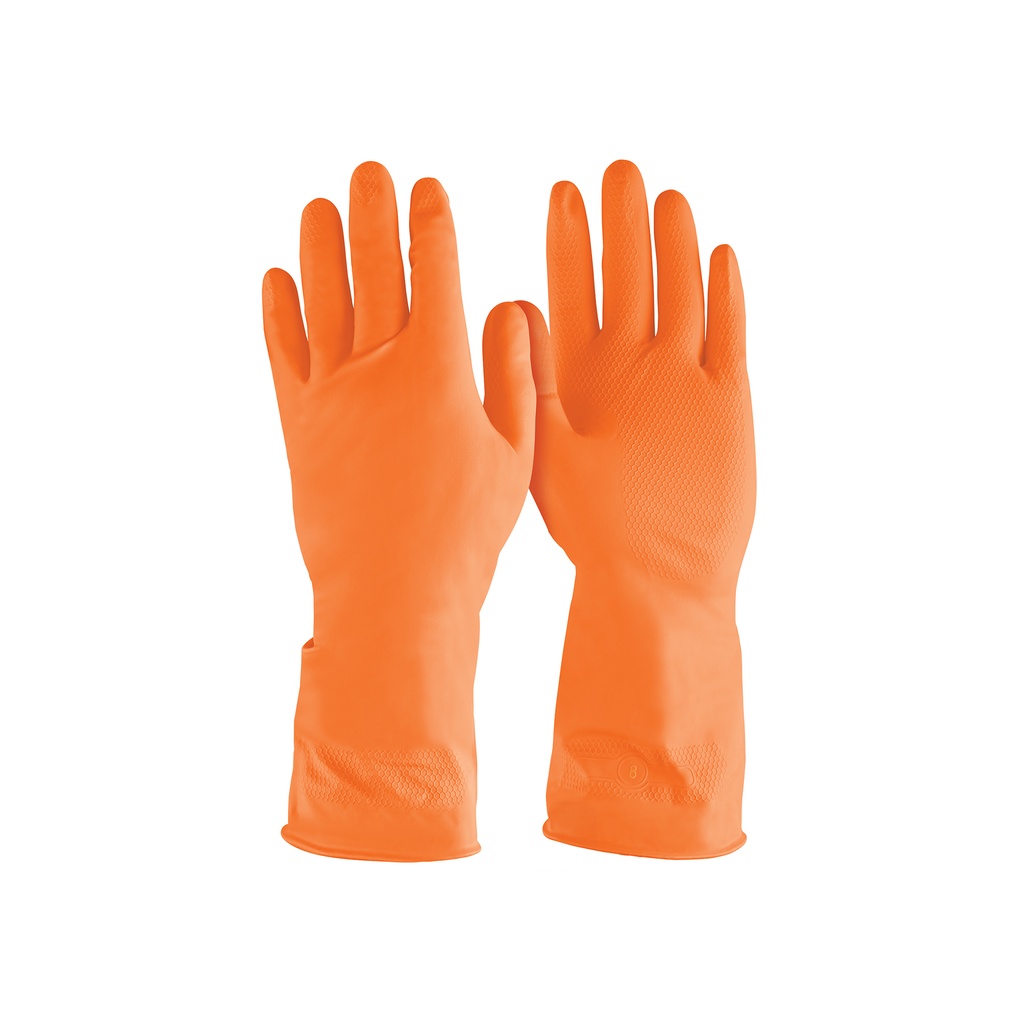 [T14262] Guantes de látex para limpieza, medianos, Truper