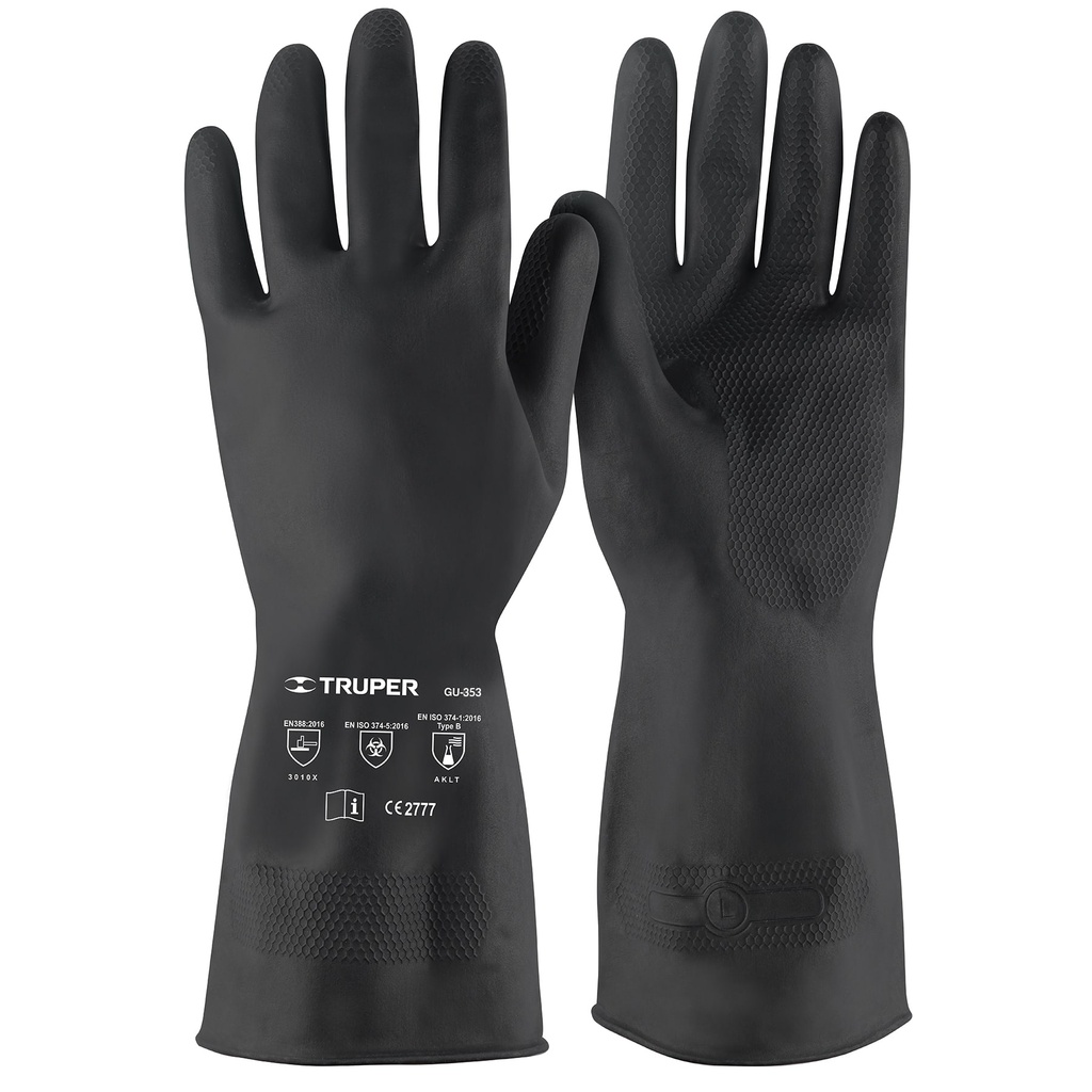 [T14267] Guantes de látex para pintor, grandes, Truper