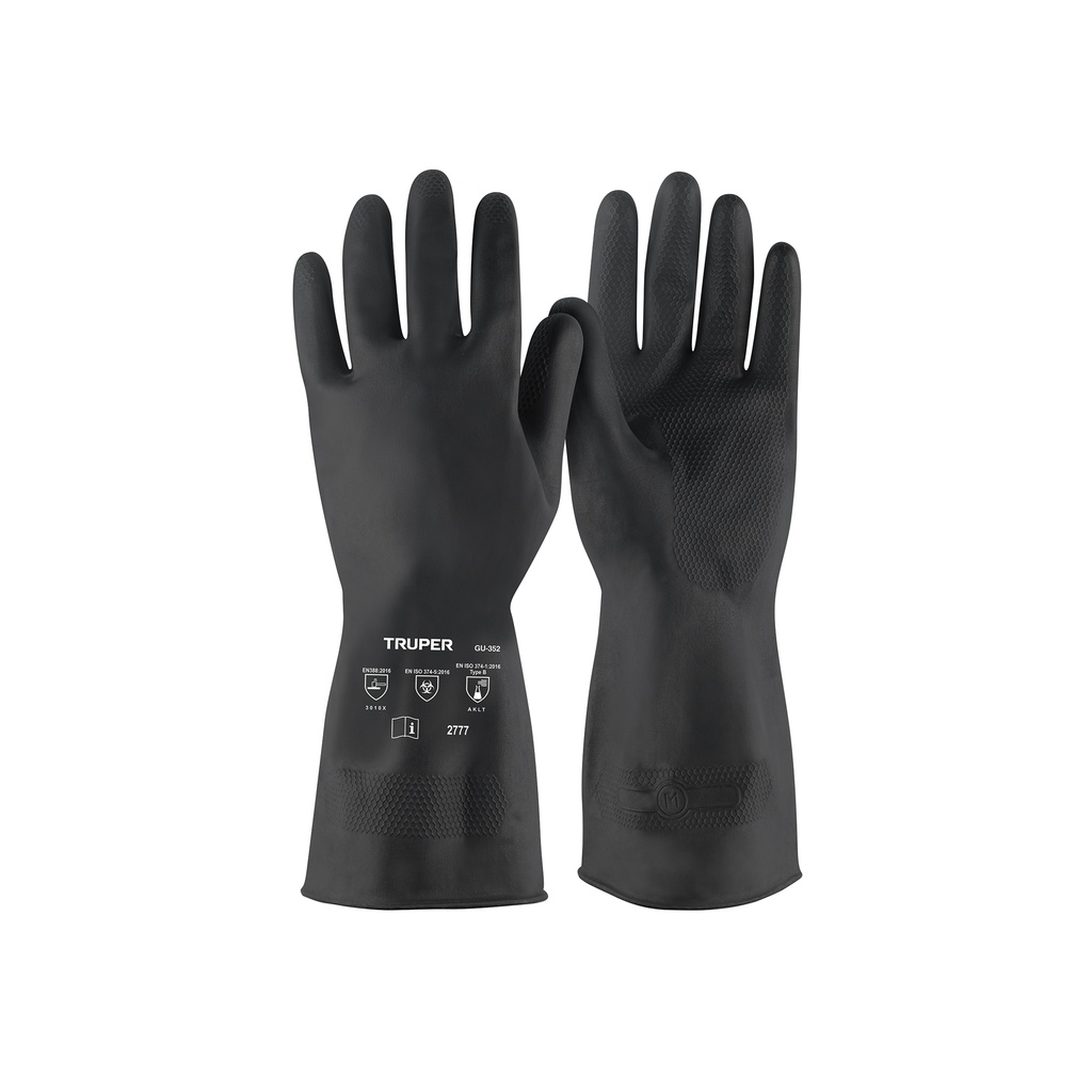 [T14266] Guantes de látex para pintor, medianos, Truper