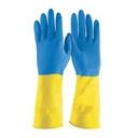 Guantes de látex reforzados para limpieza, grandes, Truper