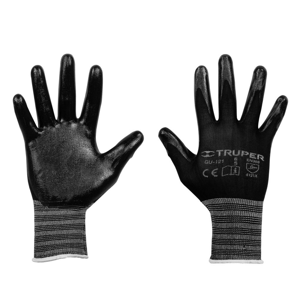 Guantes de nylon recubiertos de nitrilo, CH, Truper - Pag 449