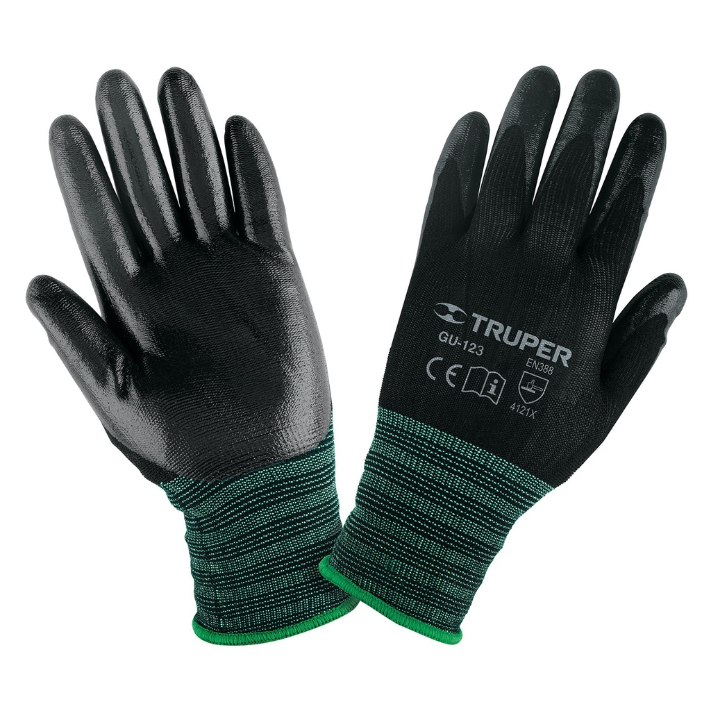 Guantes de nylon recubiertos de nitrilo, G, Truper - Pag 349