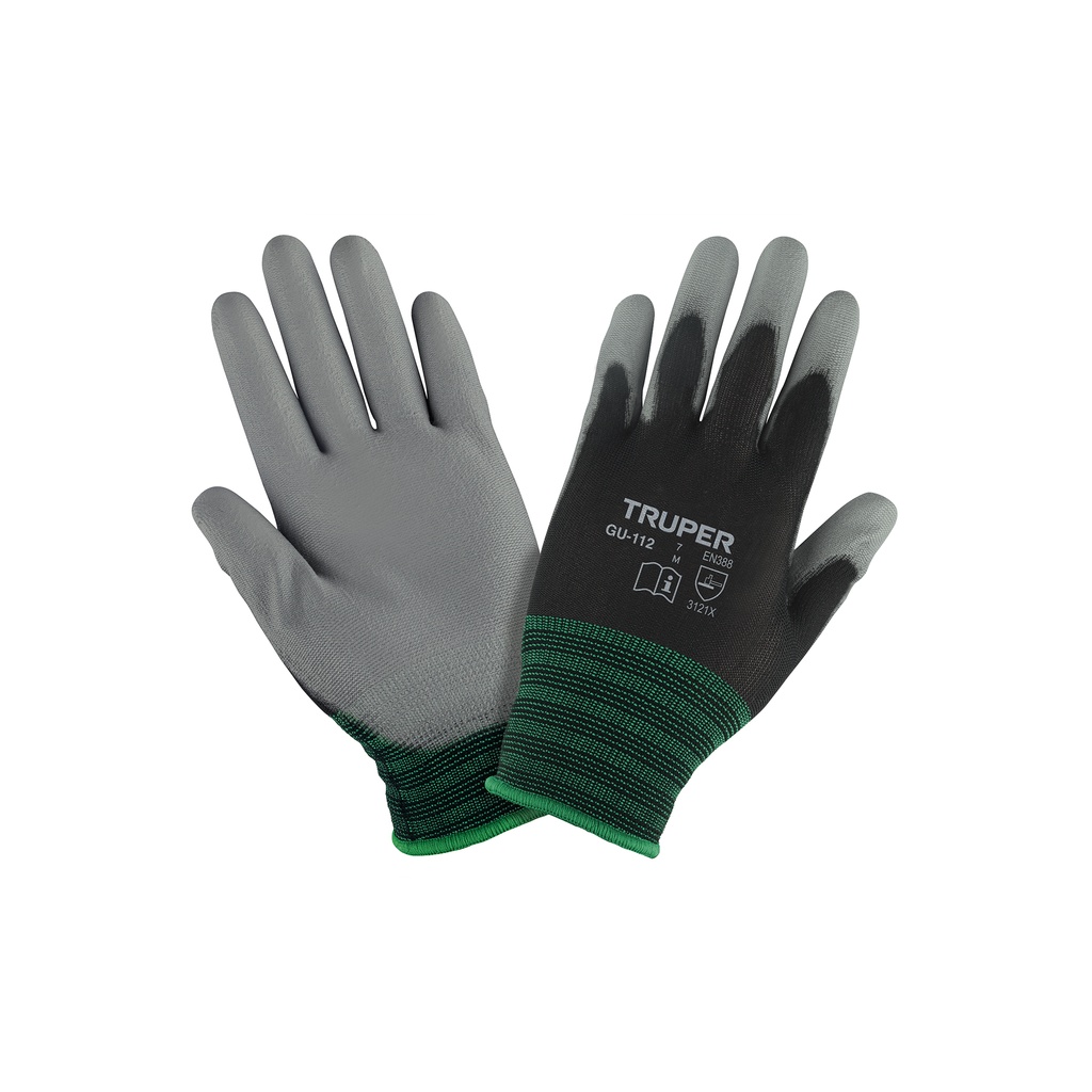 [T13291] Guantes de nylon recubiertos de poliuretano, M, Truper