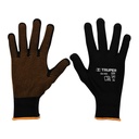 Guantes de poliéster con puntos de PVC en palma, G, Truper - Pag 448