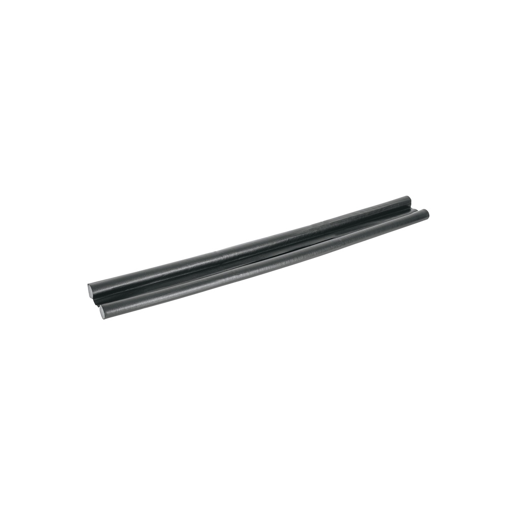 Guardapolvo con funda 100 cm, negro, Hermex