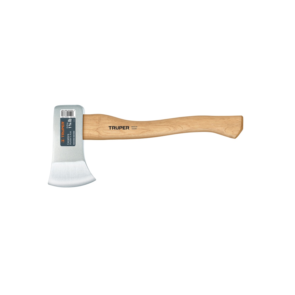 [T11709] Hacha cazadora 1-3/4 lb, mango hickory 18', Truper