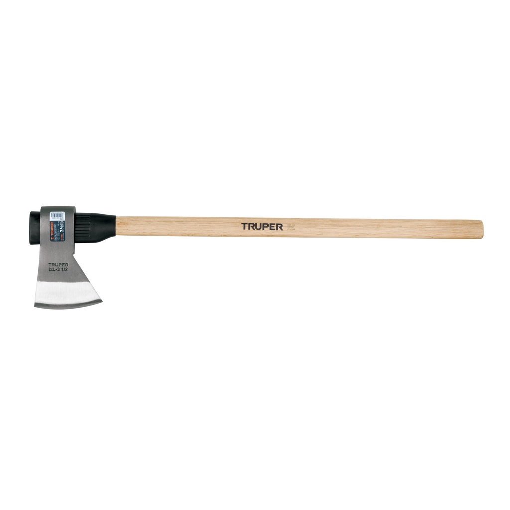 Hacha media labor 3-1/2 lb con mango de madera de 36',Truper - Pag 174