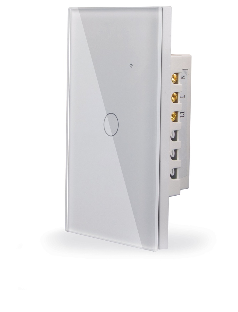 Interruptor apagador inteligente Wifi, 1 apagador