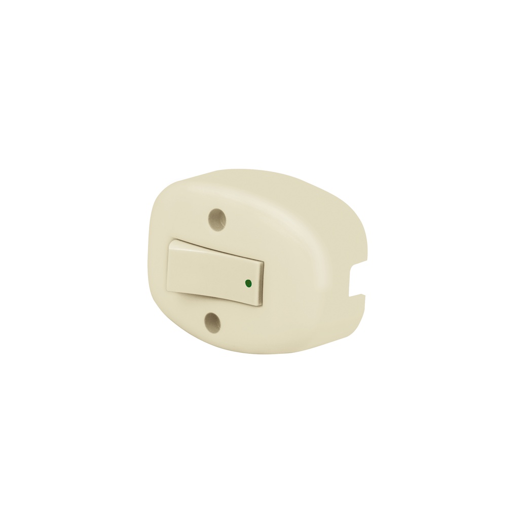 Interruptor de sobreponer sencillo, a granel, Volteck