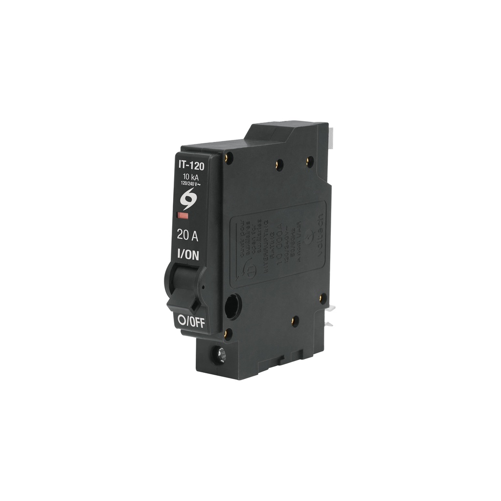 [T46701] Interruptor termomagnético 1 polo 20 A, Volteck