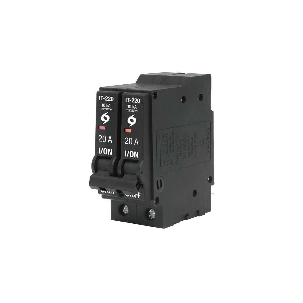 Interruptor termomagnético 2 polos 20 A, Volteck - Pag 419