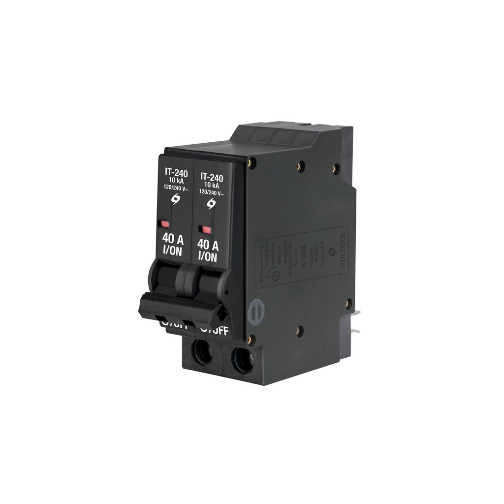 Interruptor termomagnético 2 polos 40 A, Volteck - Pag 419