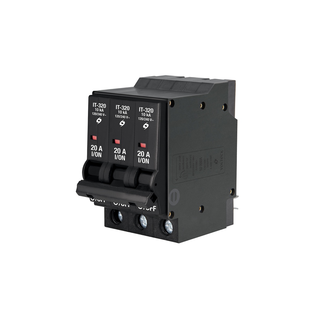 Interruptor termomagnético 3 polos 20 A, Volteck - Pag 419