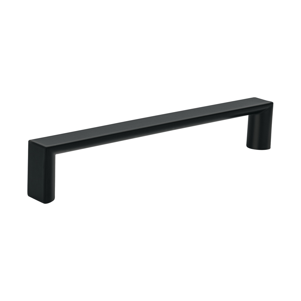Jaladera de 128mm estilo 'Andamio' acabado negro, Hermex