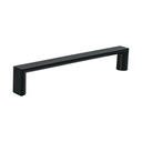 Jaladera de 128mm estilo 'Andamio' acabado negro, Hermex