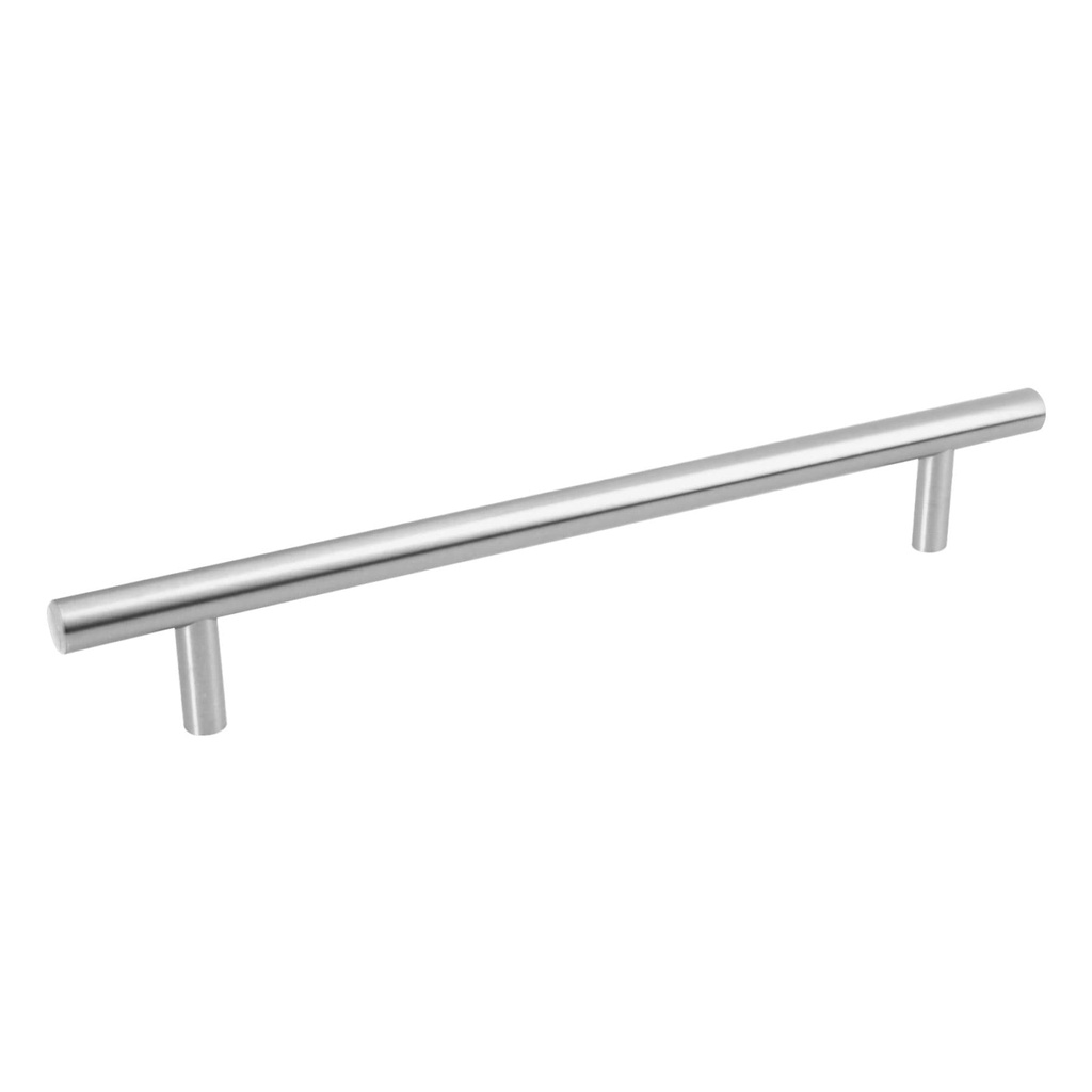 Jaladera de 192mm estilo 'Cilindro' acabado níquel satinado - Pag 598
