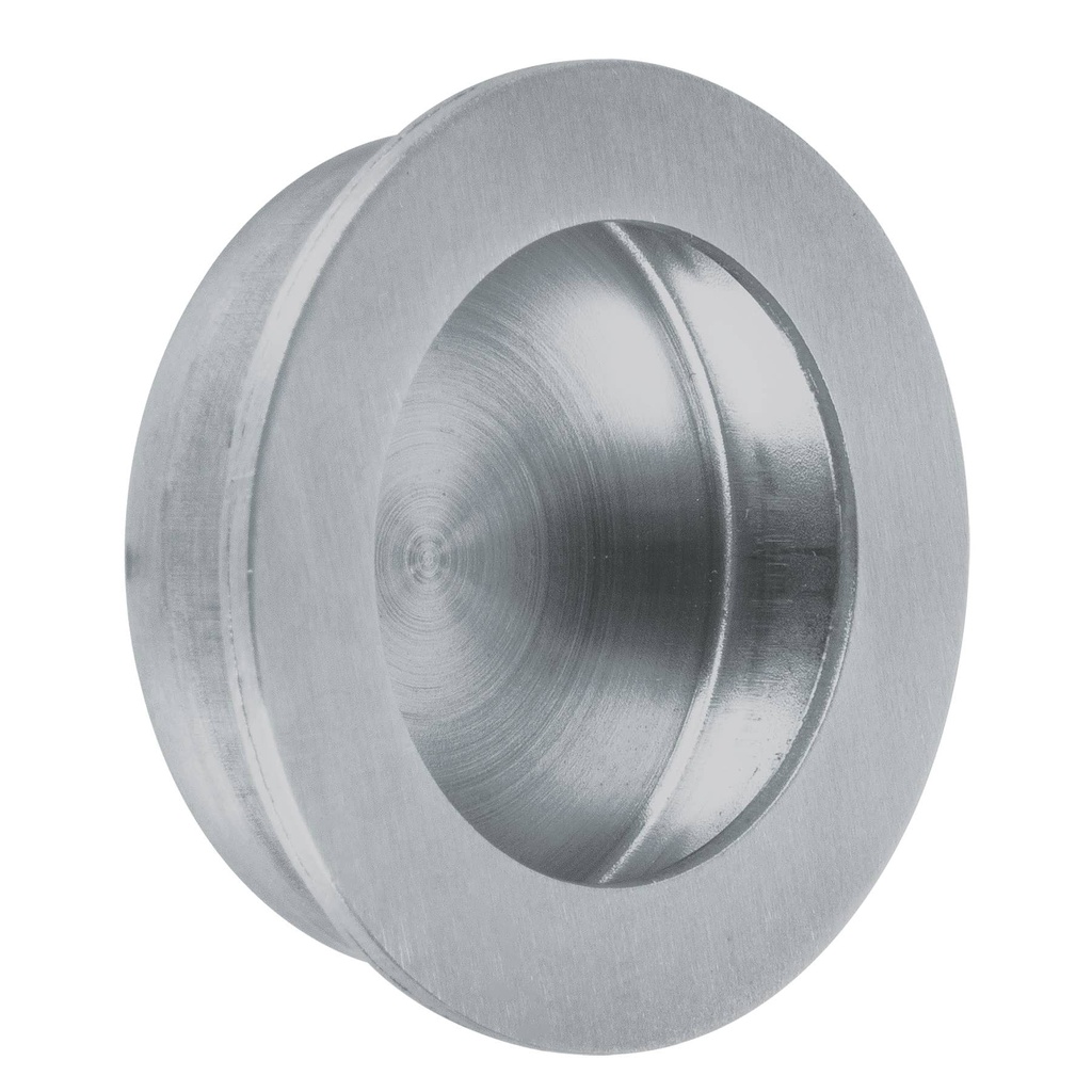 [T48996] Jaladera de embutir circular No. 2 acabado cromo mate