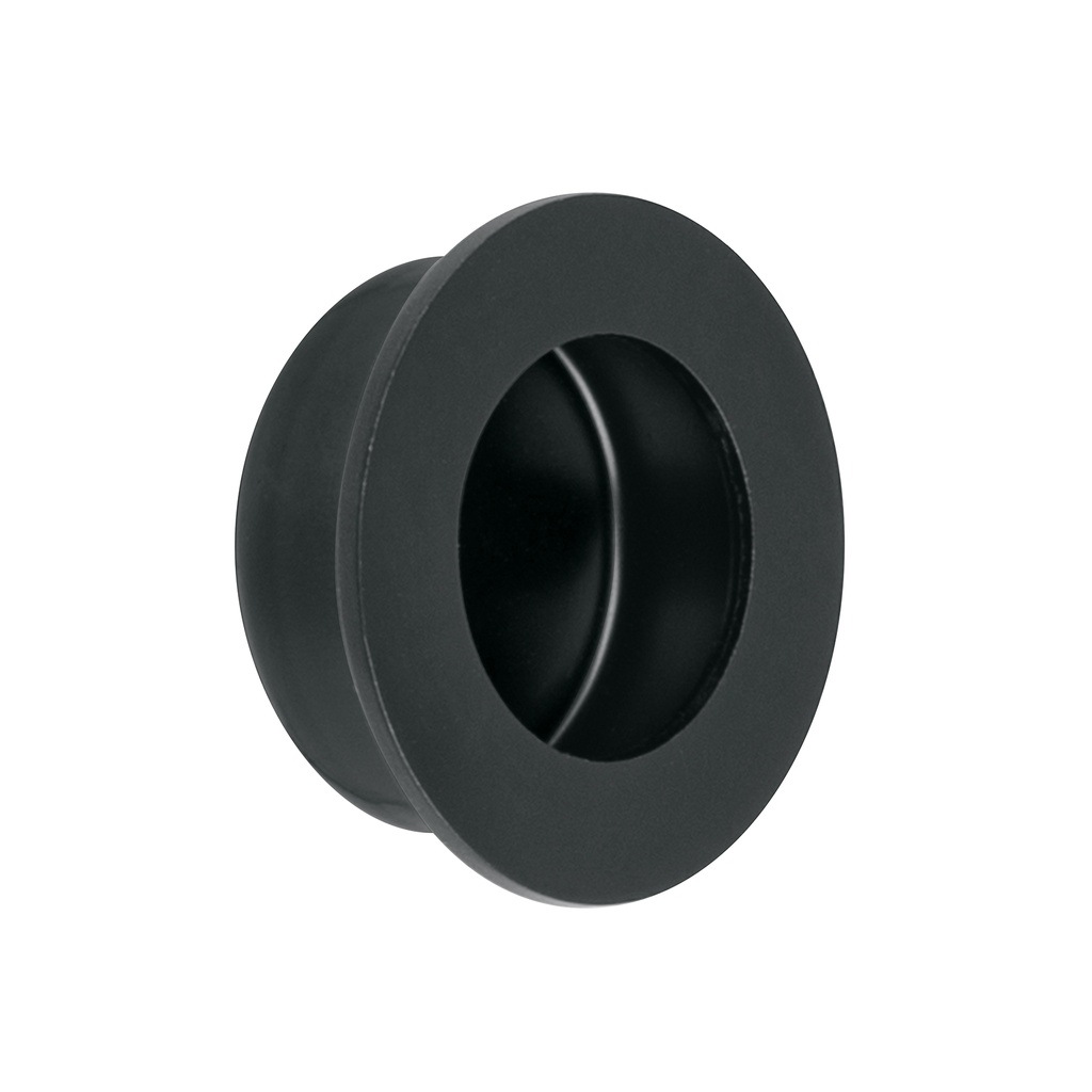 Jaladera de embutir circular No. 2 acabado negro - Pag 597