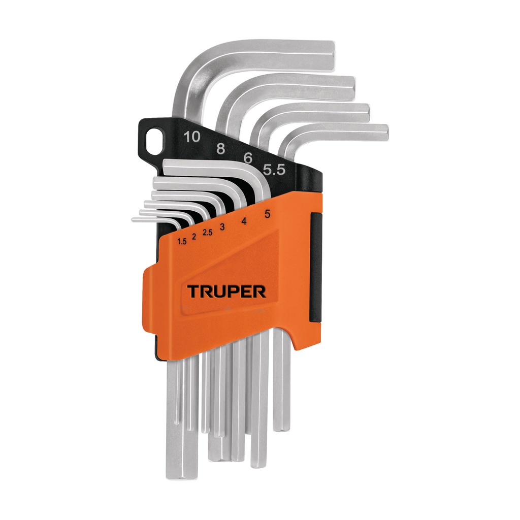 Juego 10 llaves allen mm punta hexagonal con organizador - Pag 218