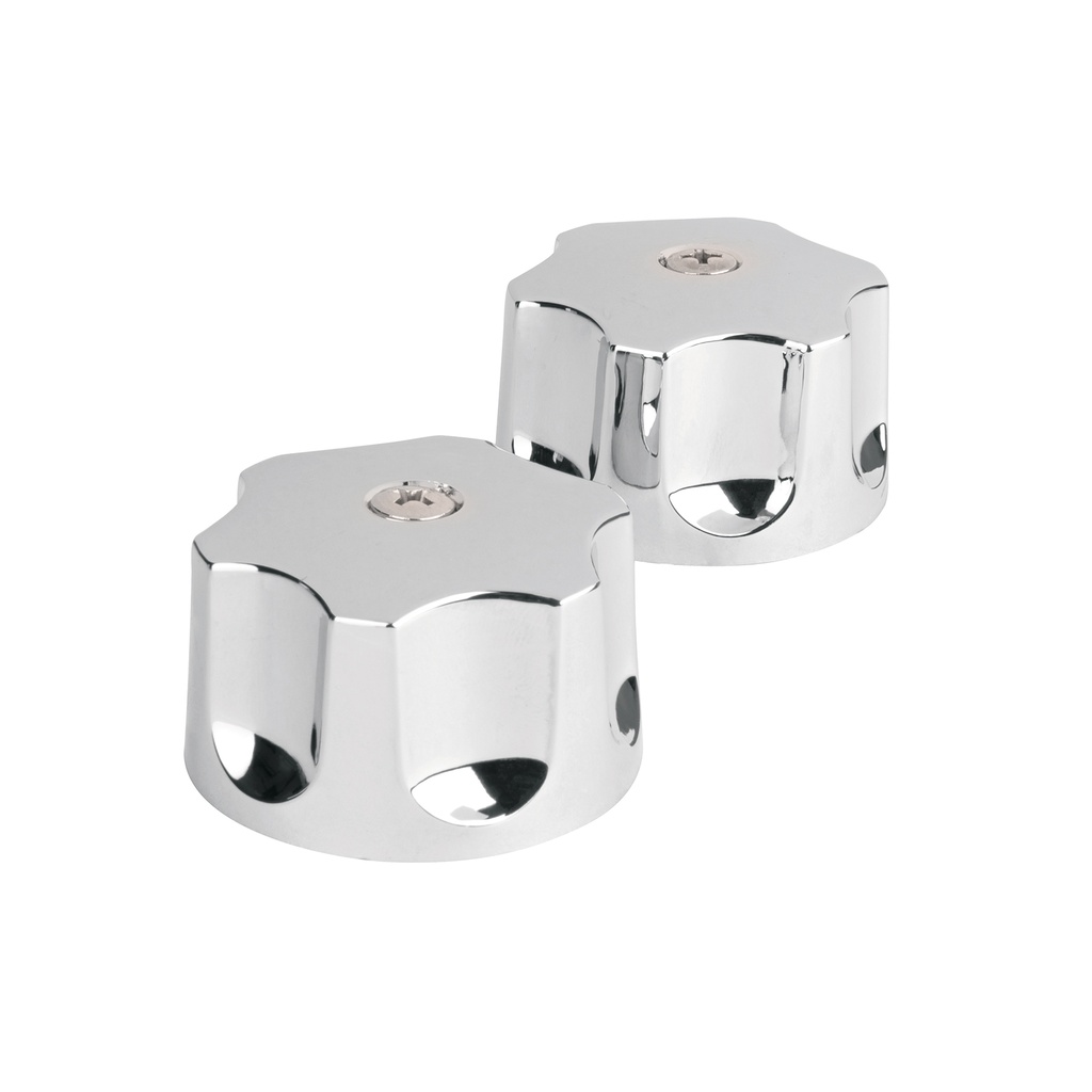 Juego 2 manerales plásticos p/mezcladora, hexagonales Basic