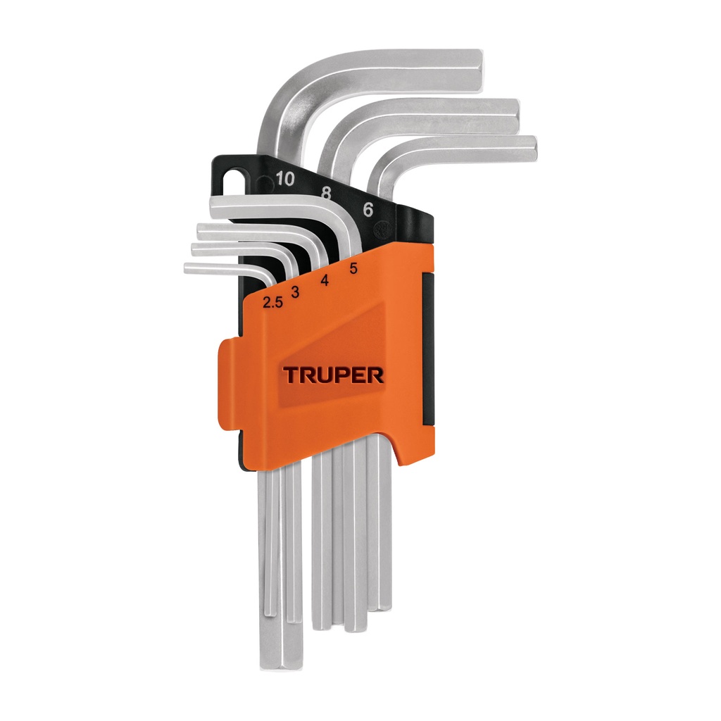 Juego 7 llaves allen mm punta hexagonal con organizador - Pag 218