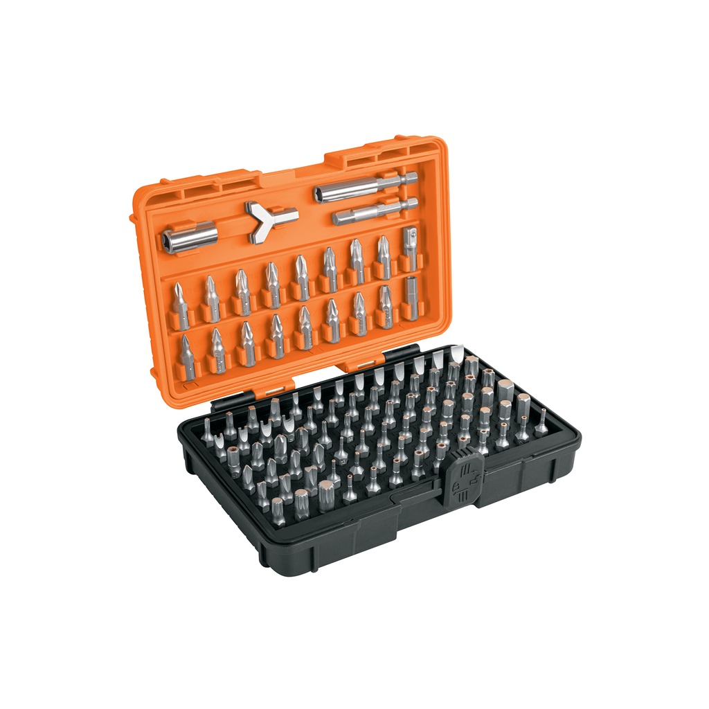 Juego de 100 puntas mixtas largo 1' en estuche plástico - Pag 331