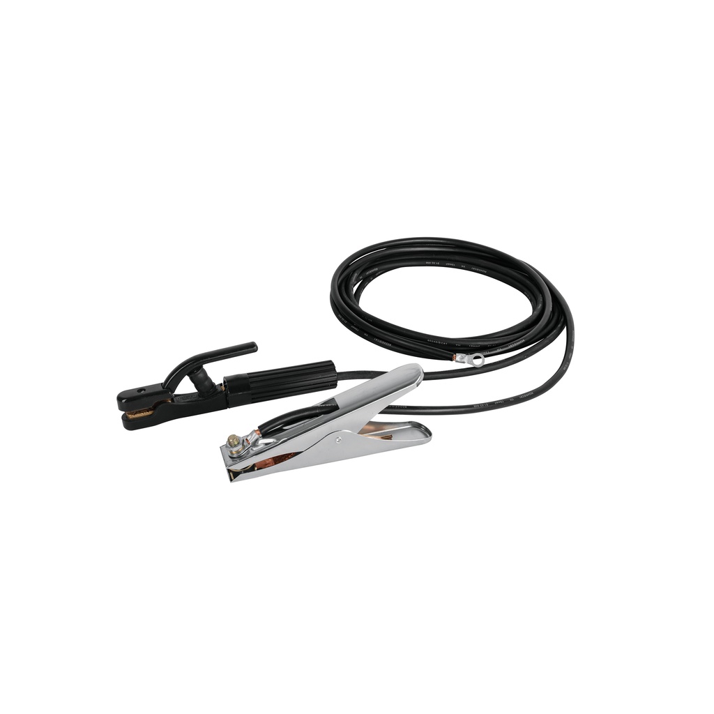 [T24349] Juego de 2 cables con pinzas de tierra para soldar, Pretul
