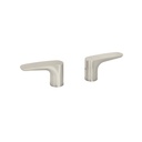 Juego de 2 manerales para lavabo, satin, Foset Riviera