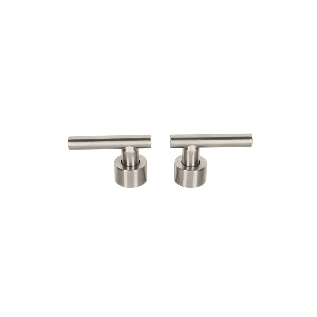 Juego de 2 manerales para mezcladora, palanca, satín, Tubig