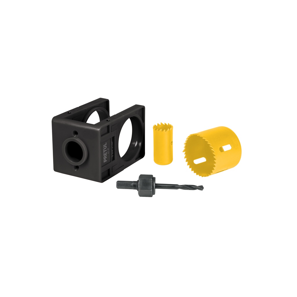 [T26038] Juego de 4 piezas para instalar cerraduras, Pretul