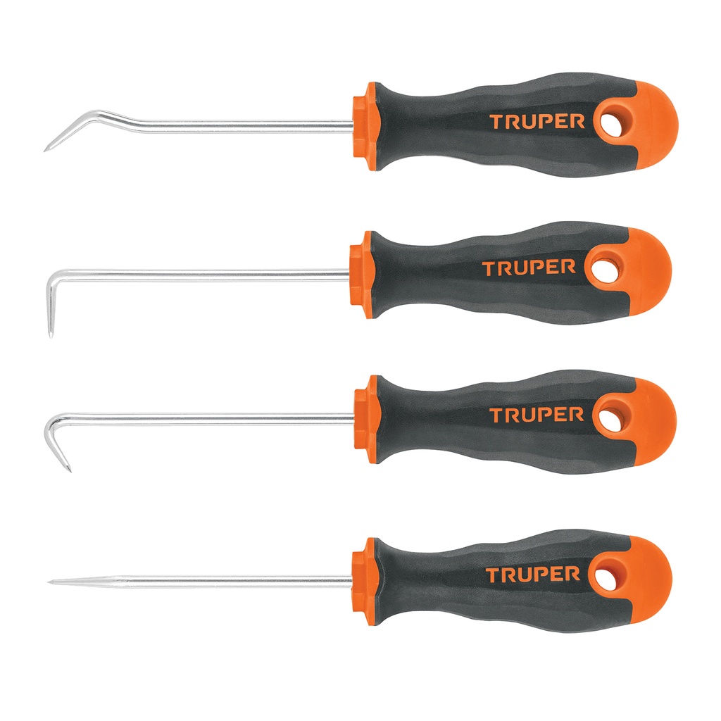 [T14210] Juego de 4 puntas y ganchos multiusos, Truper