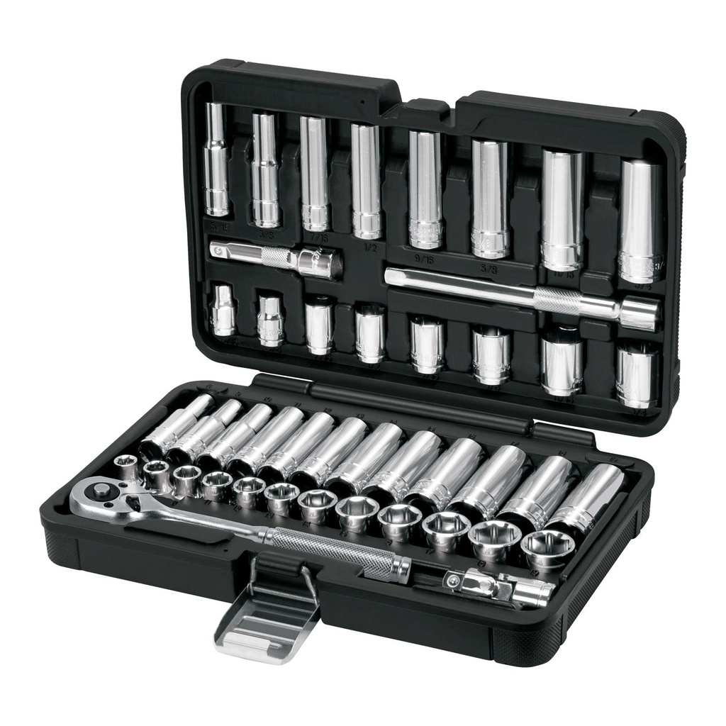 Juego de 45 herramientas cuadro 3/8' std y mm para mecánico - Pag 188