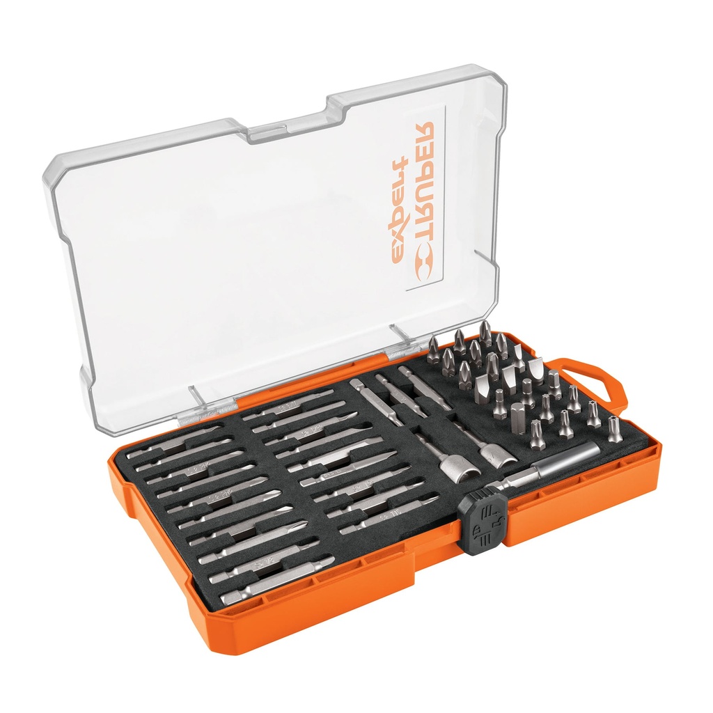 [T11895] Juego de 47 puntas mixtas largos 1' y 2' en estuche, Expert