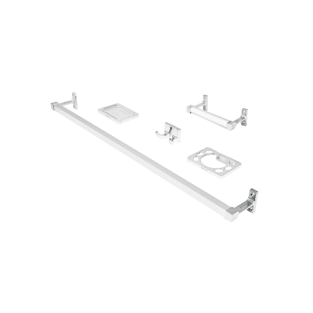 Juego de 5 accesorios para baño metálicos, Foset Basic - Pag 473