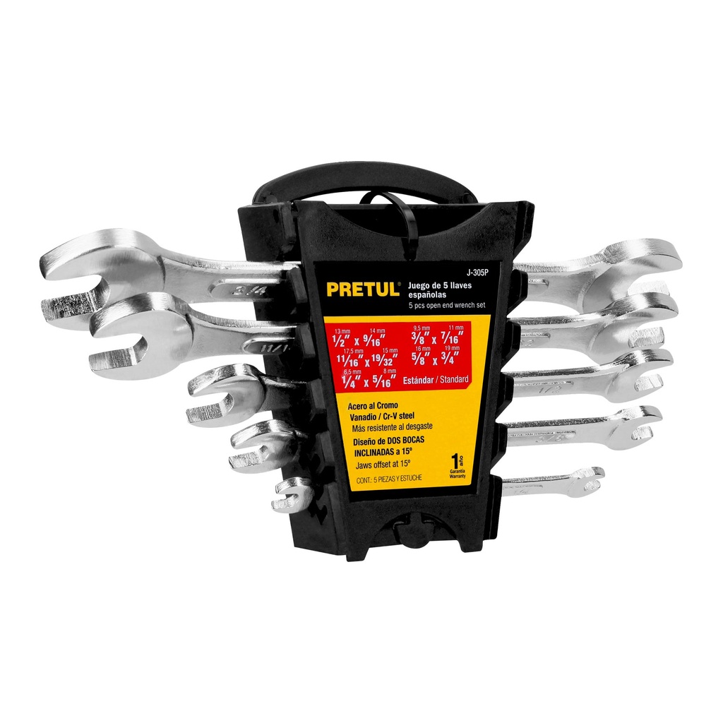 Juego de 5 llaves españolas std, Pretul - Pag 217